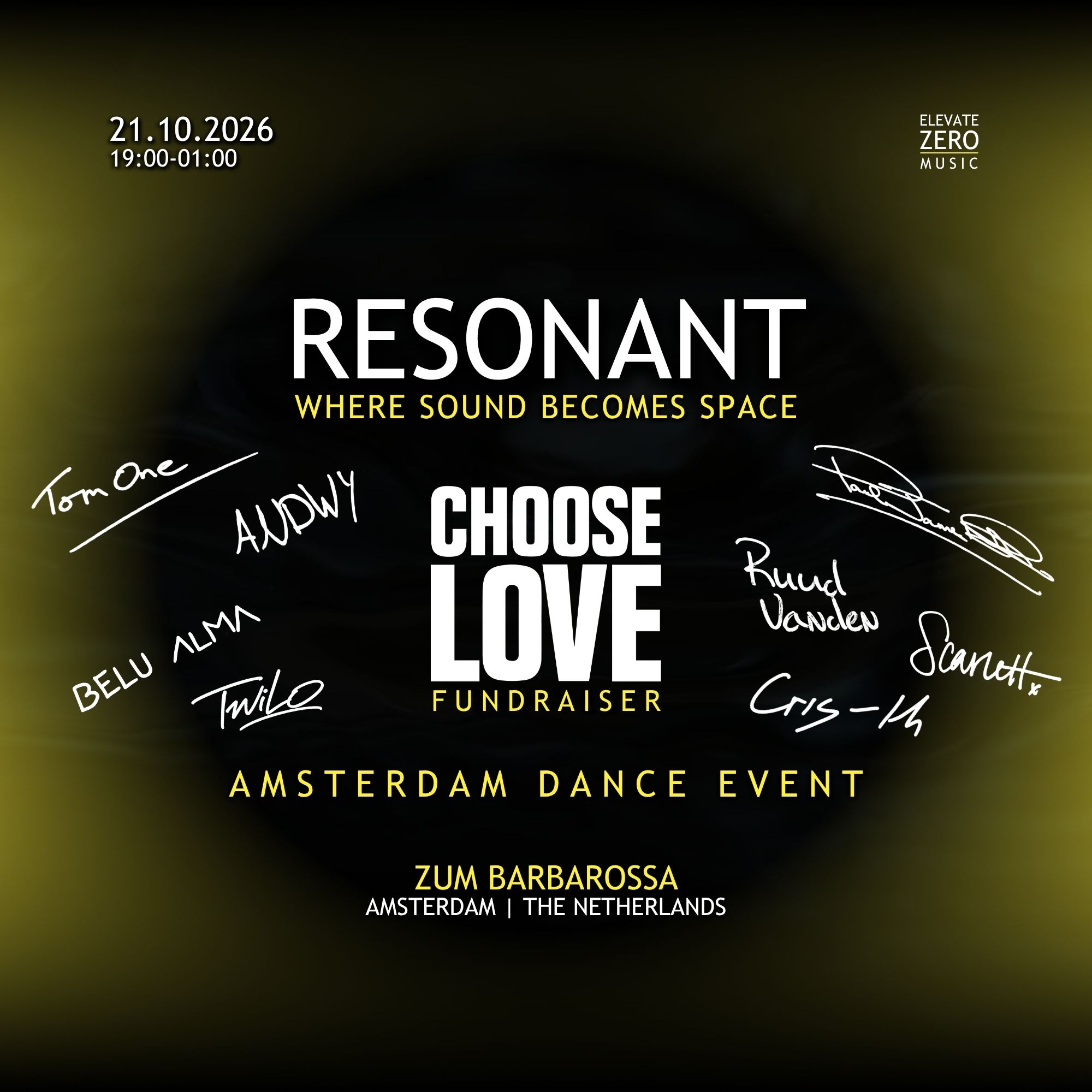 RESONANT - ADE 2026 at Zum Barbarossa flyer