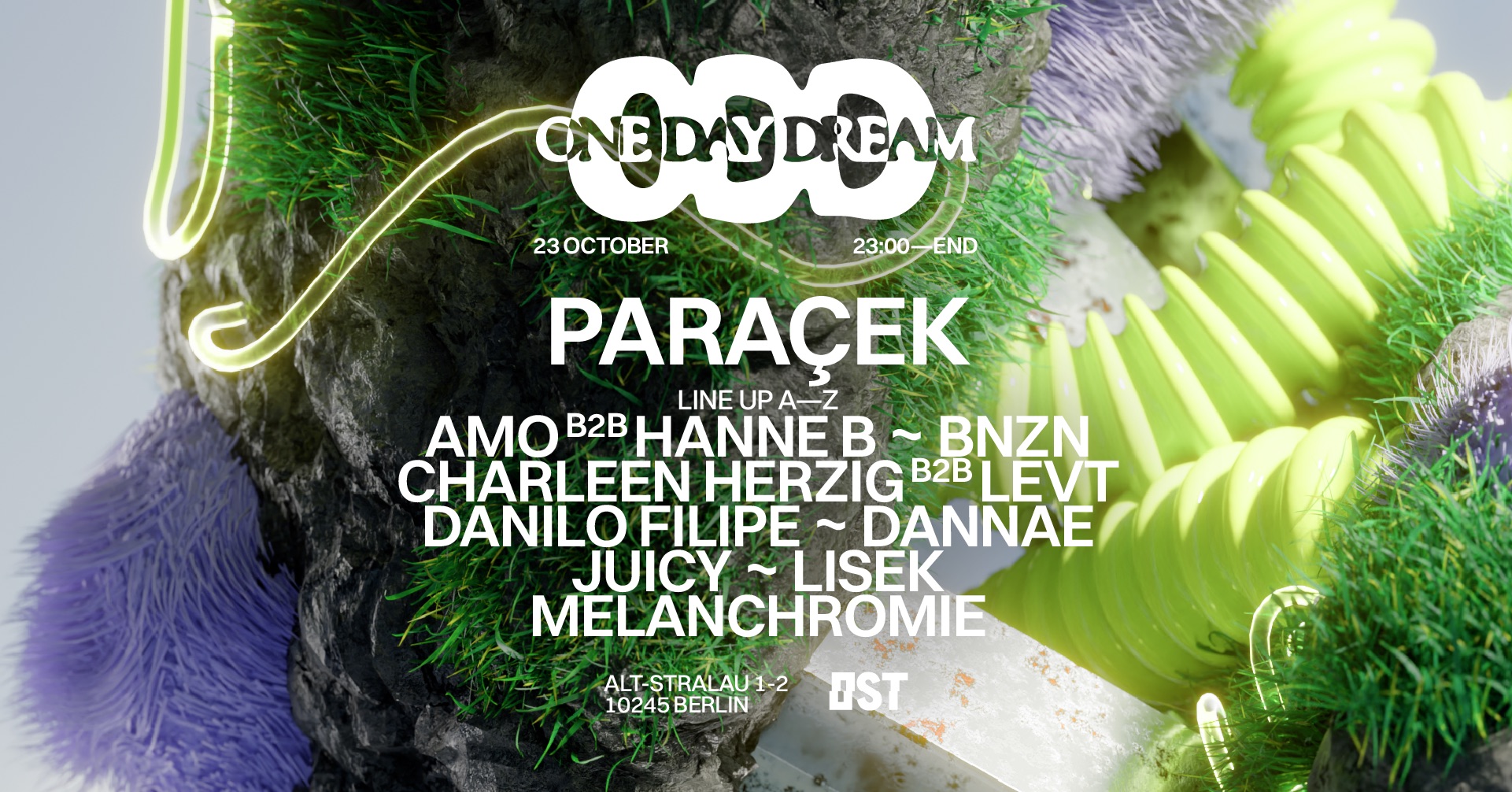 ODD pres Paracek at Club OST flyer