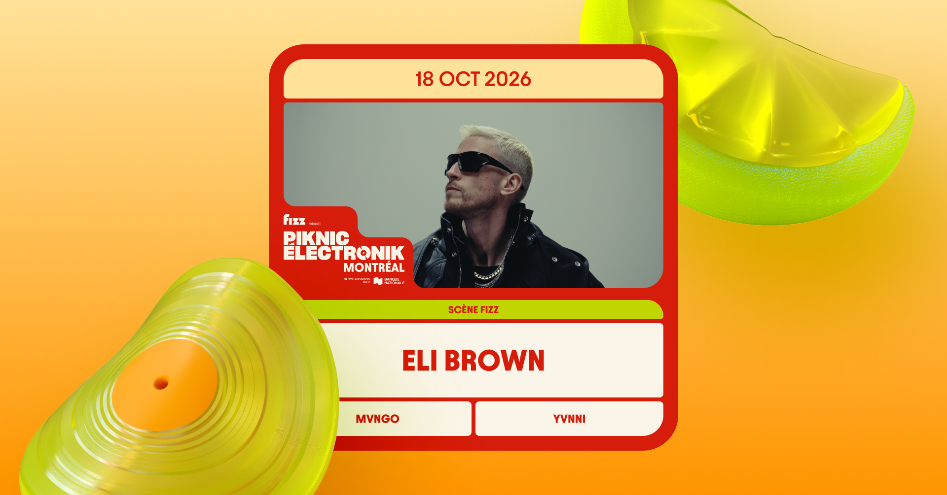 Piknic Électronik MTL #20: Eli Brown at Piknic Électronik / Parc Jean Drapeau flyer