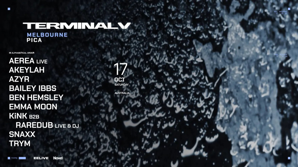 Terminal V Melbourne at Pica (Port Melbourne Industrial Centre for the Arts) flyer