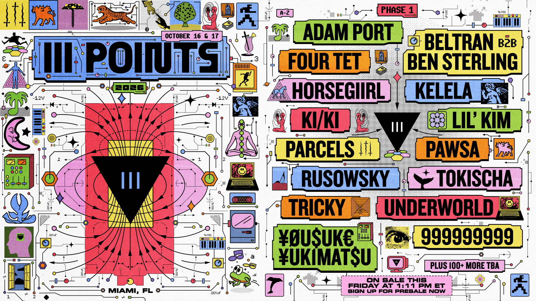 III Points 2026 at Mana Wynwood Convention Center flyer