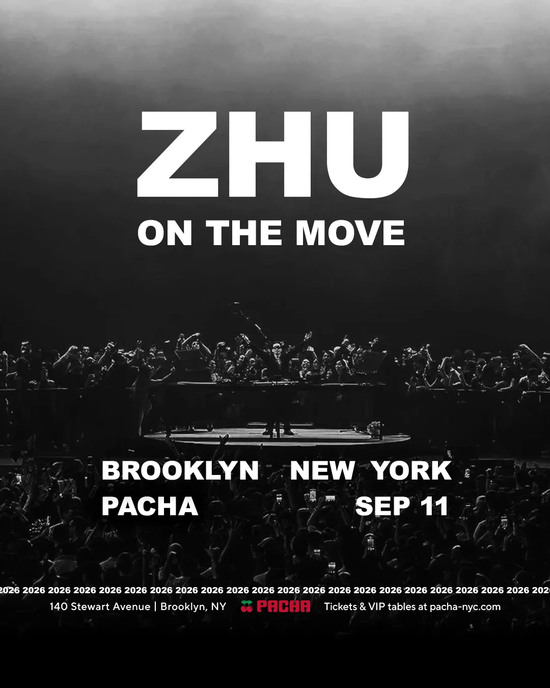 ZHU at Pacha New York flyer