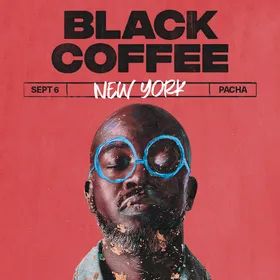 Black Coffee at Pacha New York flyer