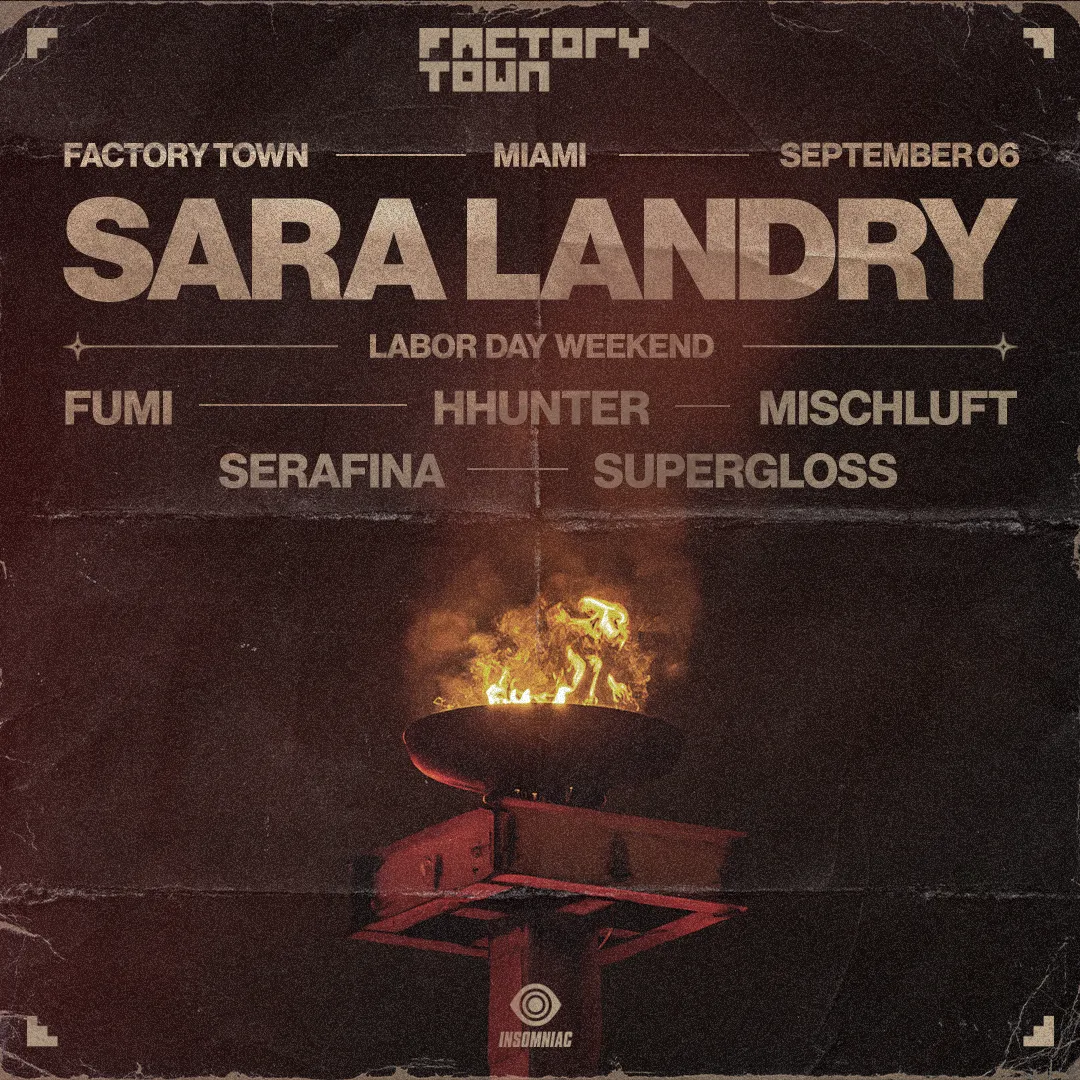 Sara Landry at Factory Town flyer