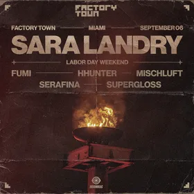 Sara Landry at Factory Town flyer