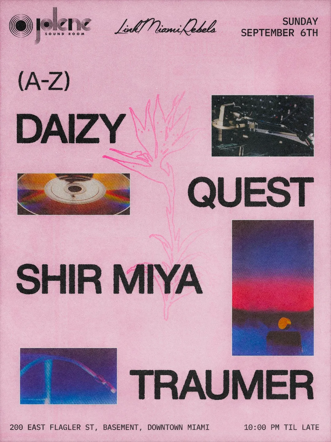 Quest, Traumer,  at Jolene Downtown Miami flyer