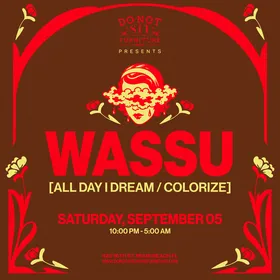 Wassu at Do Not Sit On The Furniture flyer