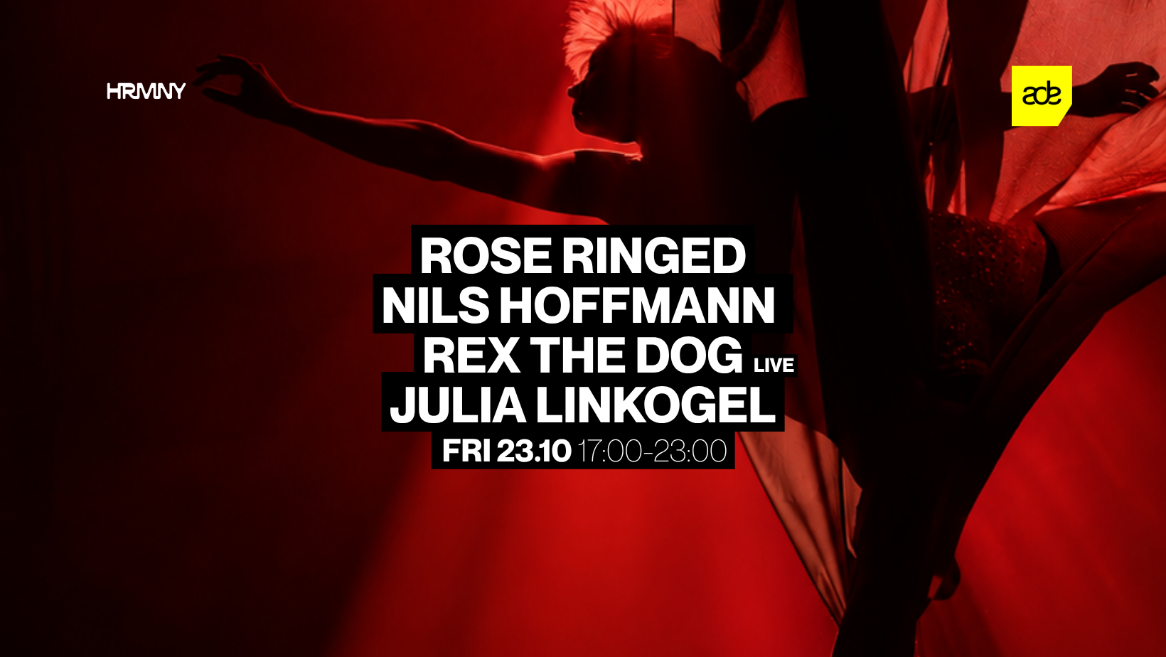 ADE - HRMNY W/ Rose Ringed & More at Het Sieraad flyer