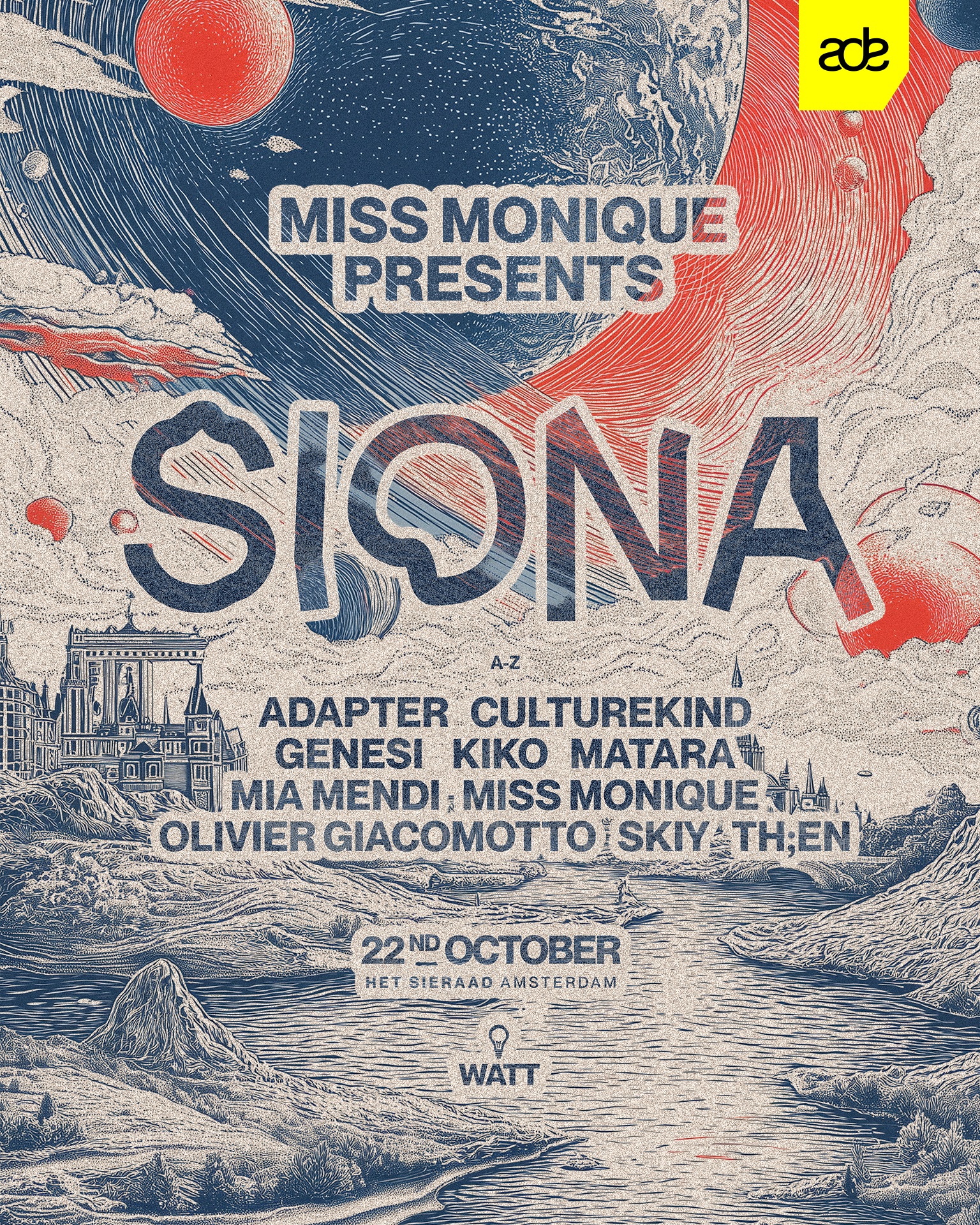 Miss Monique presents Siona ADE at Het Sieraad flyer