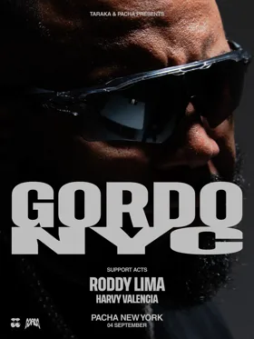 Gordo at Pacha New York flyer
