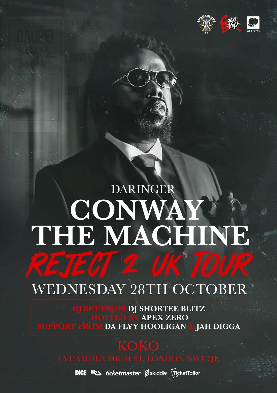 CONWAY THE MACHINE & DARINGER  at KOKO flyer