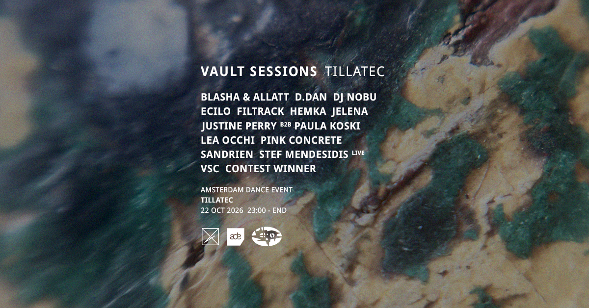 Vault Sessions ADE - TILLATEC at TILLATEC flyer