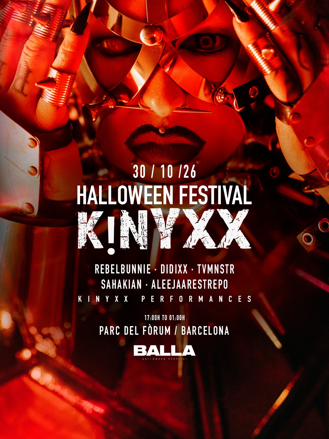 KINYXX Open Air Halloween [Balla Barcelona Festival] at Parc del Fòrum flyer