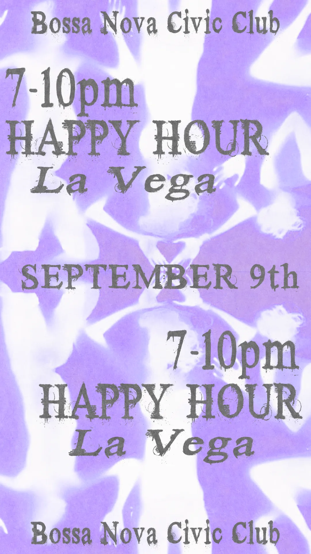 Happy Hour: La Vega at Bossa Nova Civic Club flyer