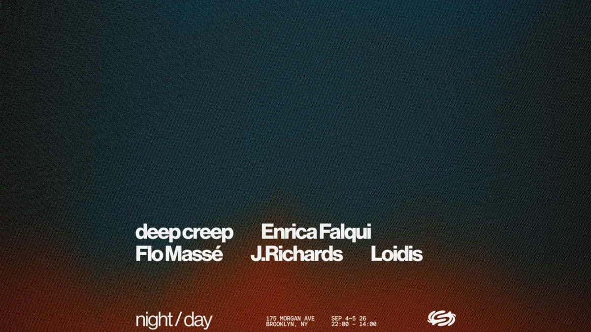 Night & Day: Loidis, Enrica Falqui, Flo Massé, deep creep, J.Richards at Signal flyer