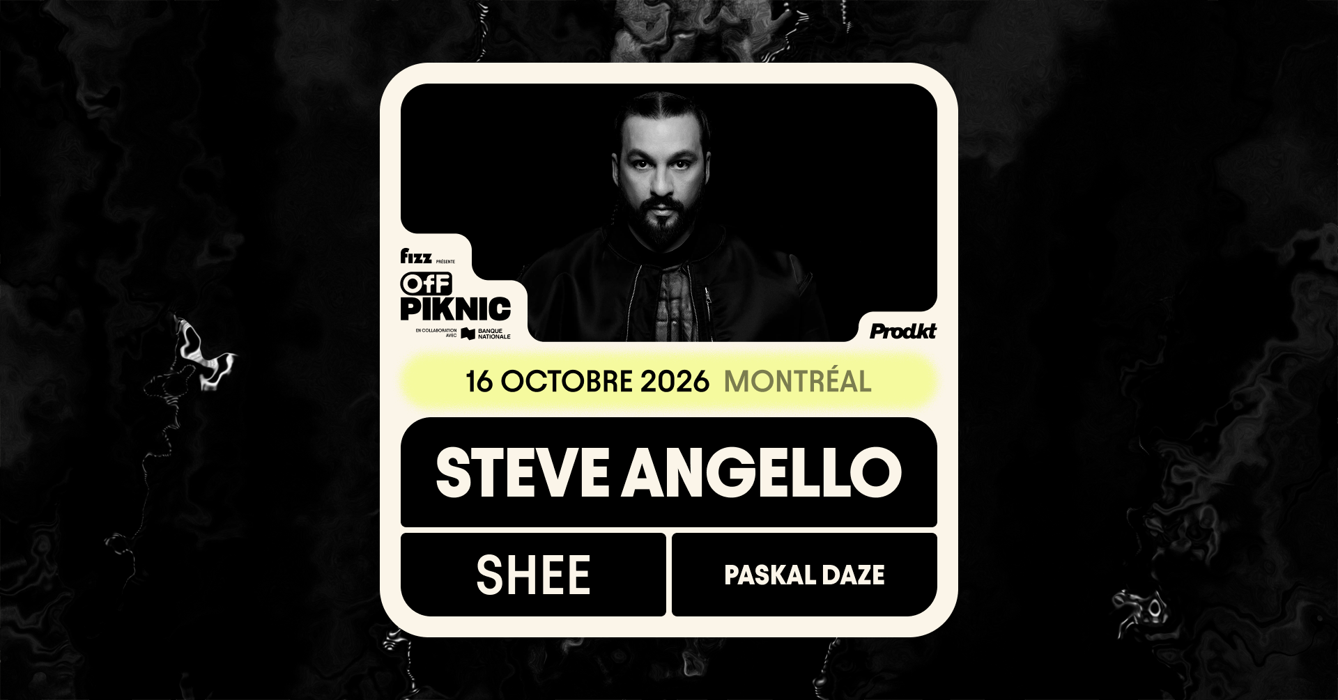 Steve Angello - Parc Jean-Drapeau at Piknic Électronik / Parc Jean Drapeau flyer
