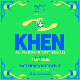 Khen at Do Not Sit On The Furniture flyer
