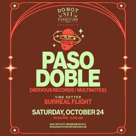 Paso Doble at Do Not Sit On The Furniture flyer