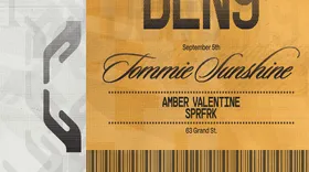 Tommie Sunshine, Amber Valenine, SPRFRK - Dead Letter No.9 at Dead Letter No. 9 flyer