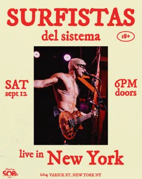 Surfistas del Sistema at SOBs flyer