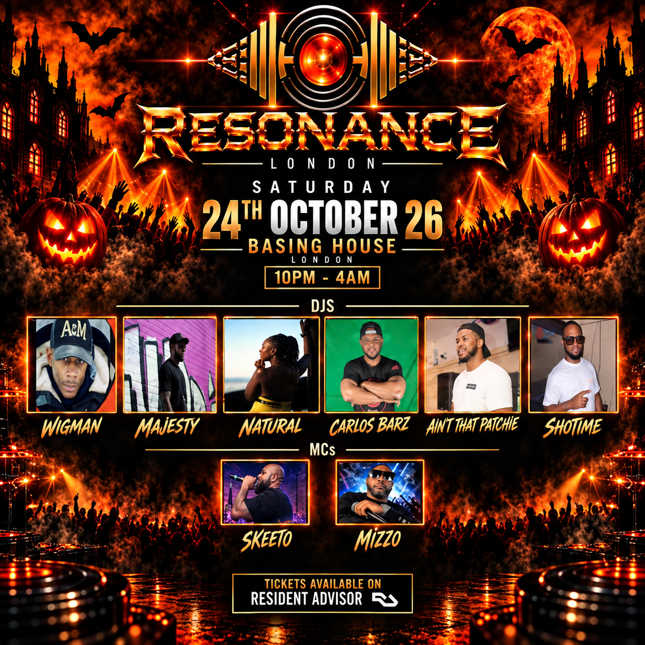 RESONANCE LDN at Basing House flyer