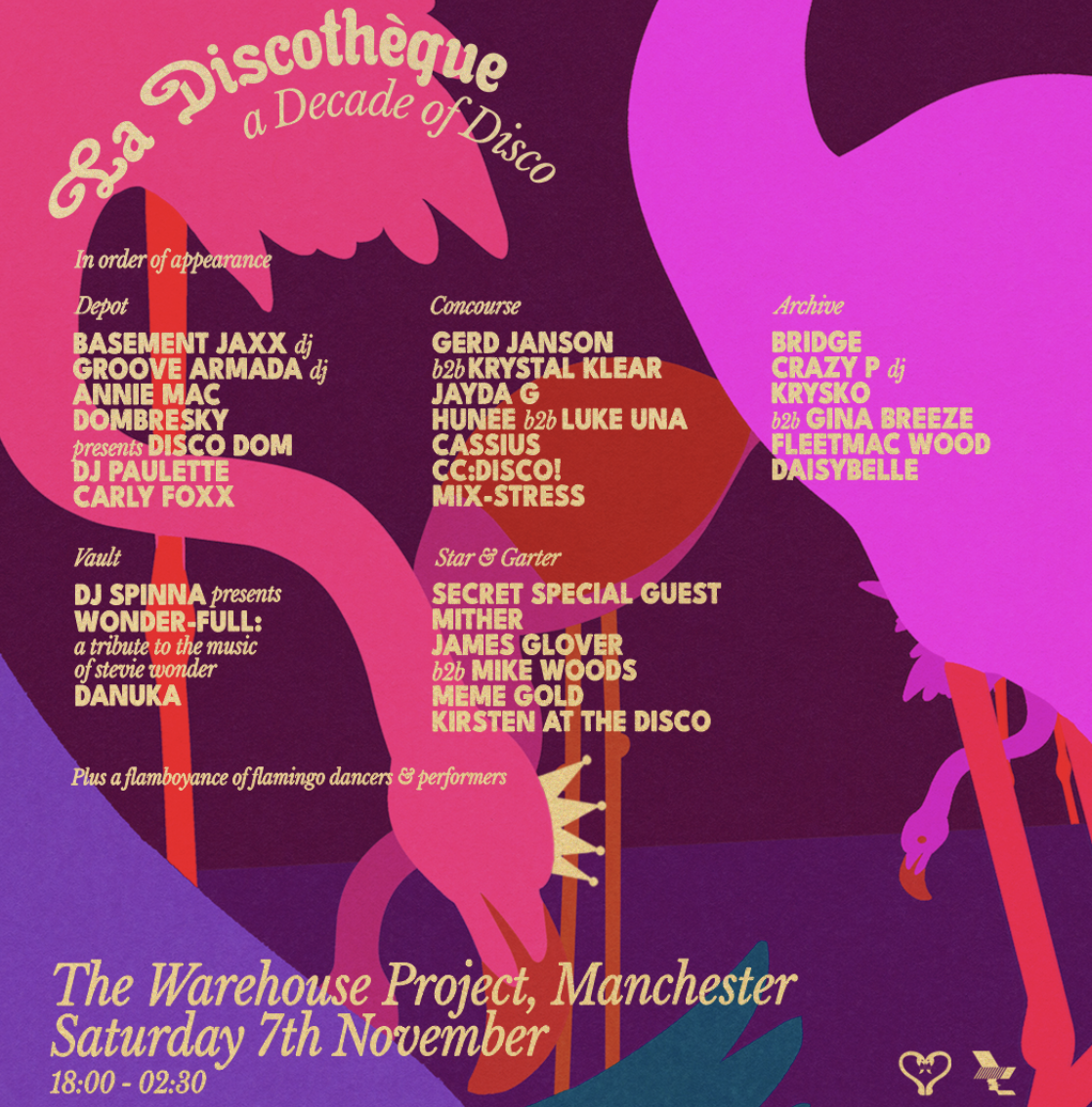WHP presents: La Discotheque, Manchester at Depot Mayfield flyer
