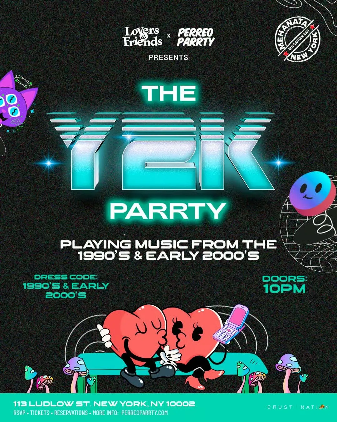 THE Y2K Parrty at the Legendary Mehanata NYC - 18 at Mehanata Bar flyer