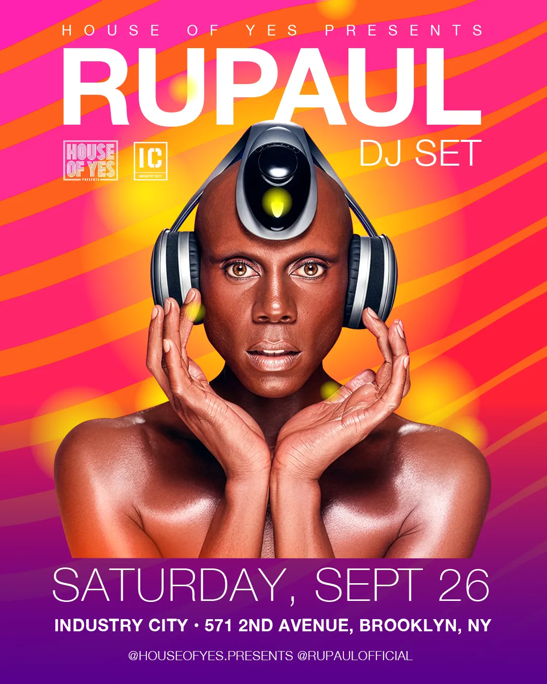 RuPaul at Industry City flyer