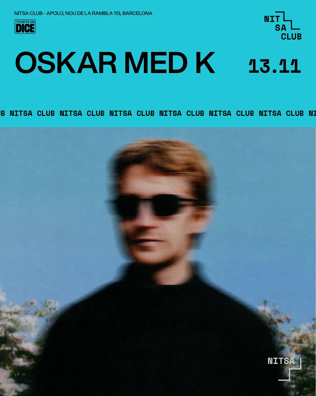 oskar med k at Nitsa Barcelona flyer