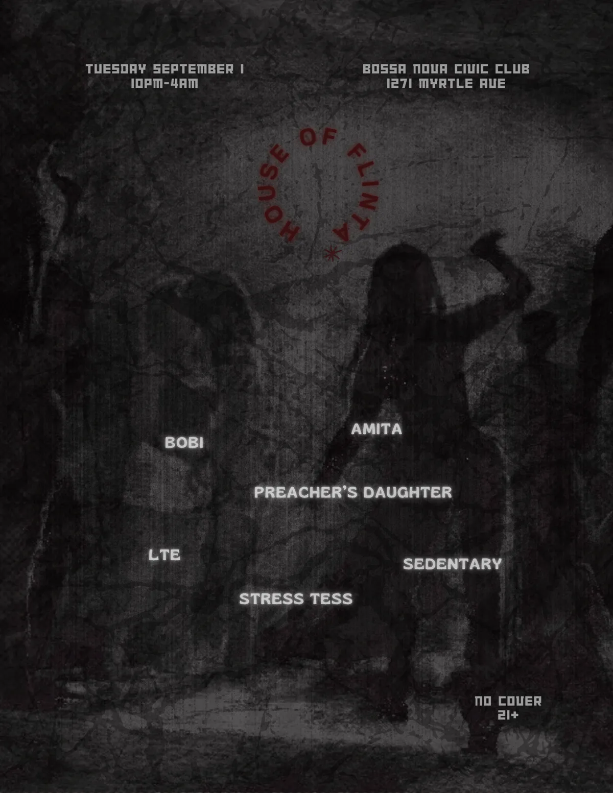 House of FLINTA* at Bossa Nova Civic Club flyer
