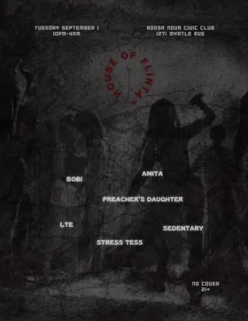 House of FLINTA* at Bossa Nova Civic Club flyer