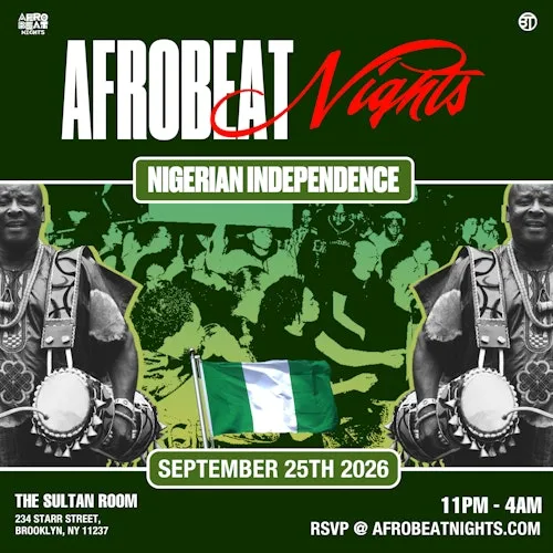 Afrobeat Nights NYC at The Sultan Room flyer