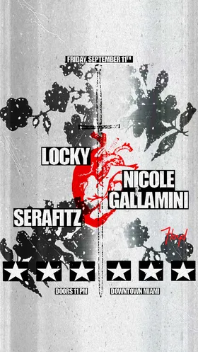 Locky at Floyd Miami flyer
