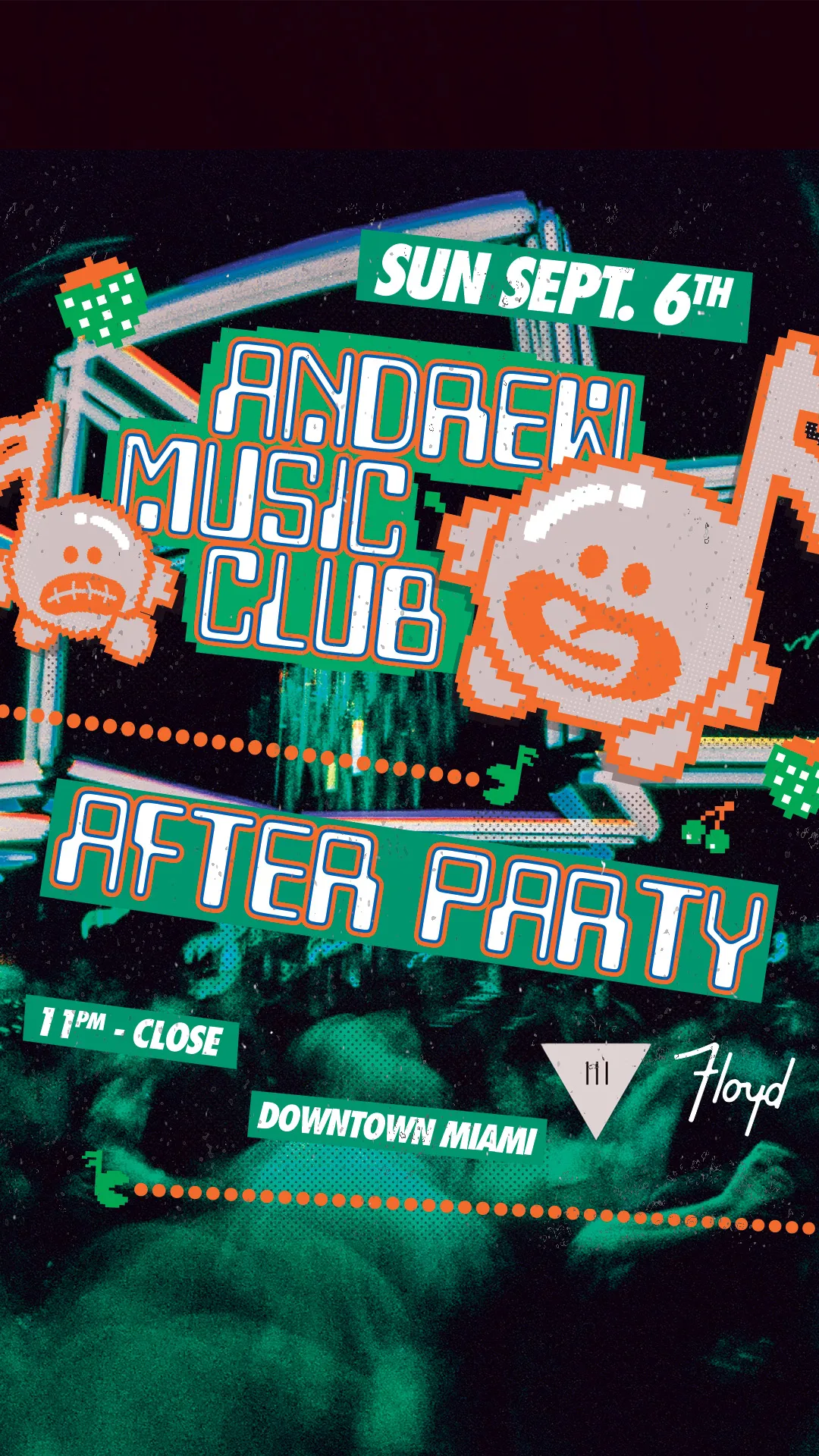 Andrew Music Club After Party: ODD at Floyd Miami flyer