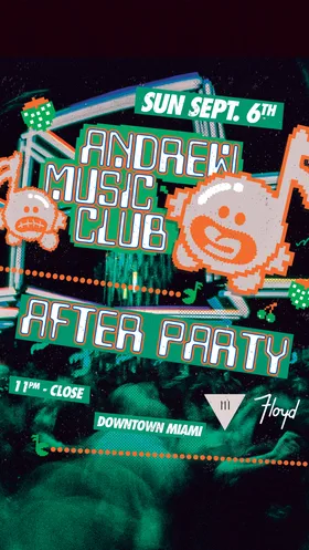 Andrew Music Club After Party: ODD at Floyd Miami flyer