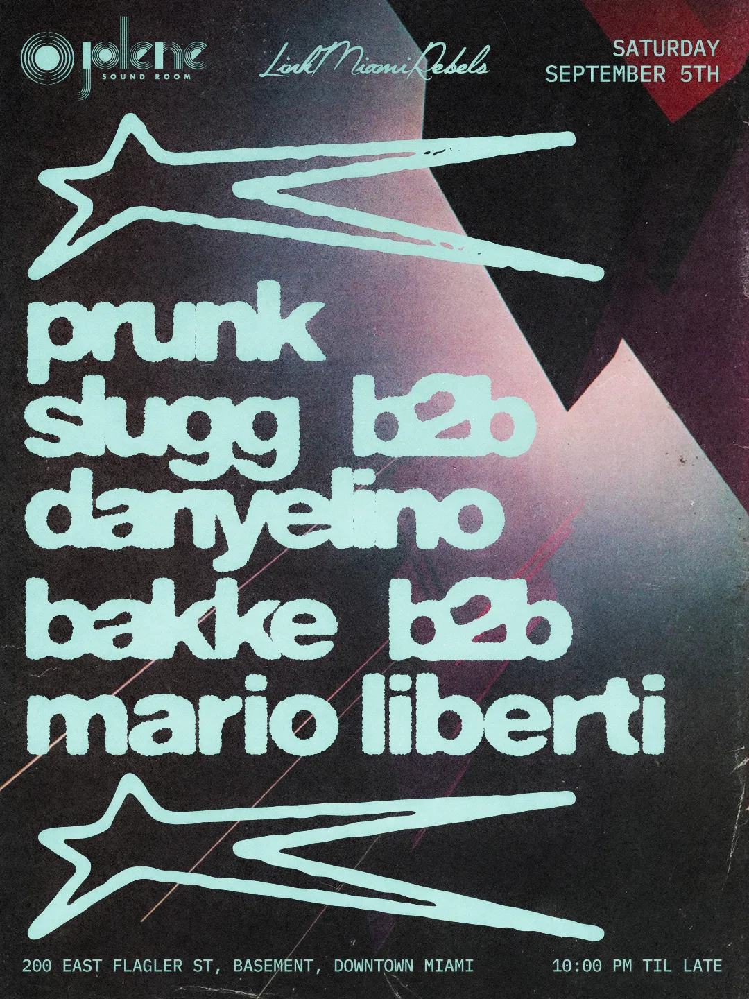 Prunk at Jolene Downtown Miami flyer