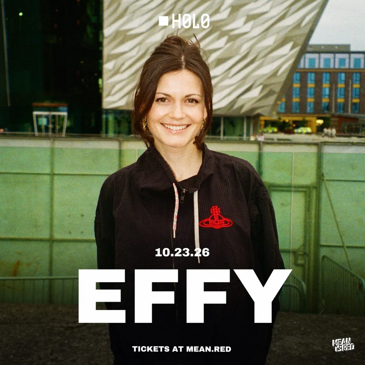 Effy at H0L0 flyer