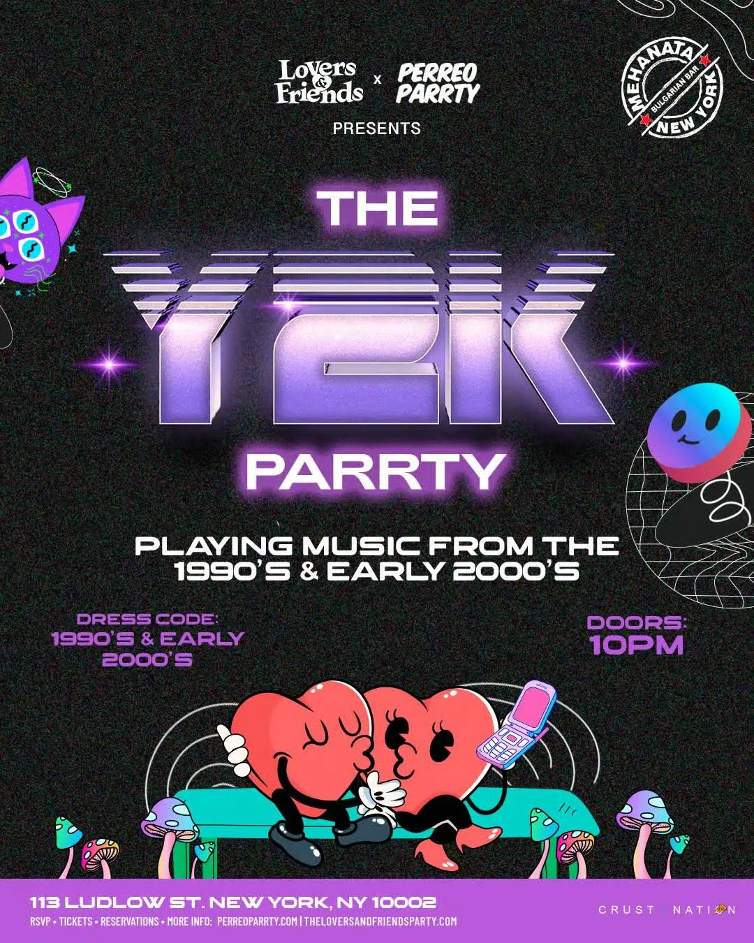 THE Y2K Parrty at the Legendary Mehanata NYC - 18 at Mehanata Bar flyer