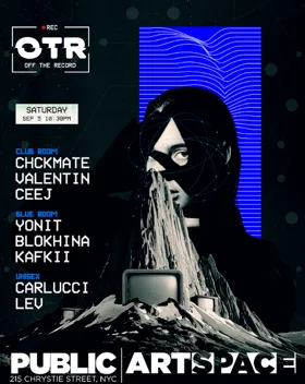 Off The Record at PUBLIC Hotel at Public Arts flyer