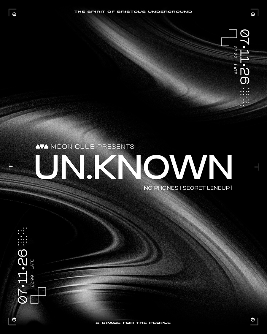 UN.KNOWN at Moon Club flyer