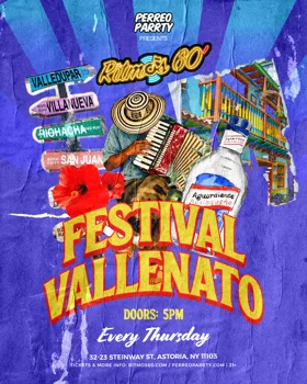 Ritmos: Festival de Vallento Colombian Latin Party NYC at Ritmos 60 flyer