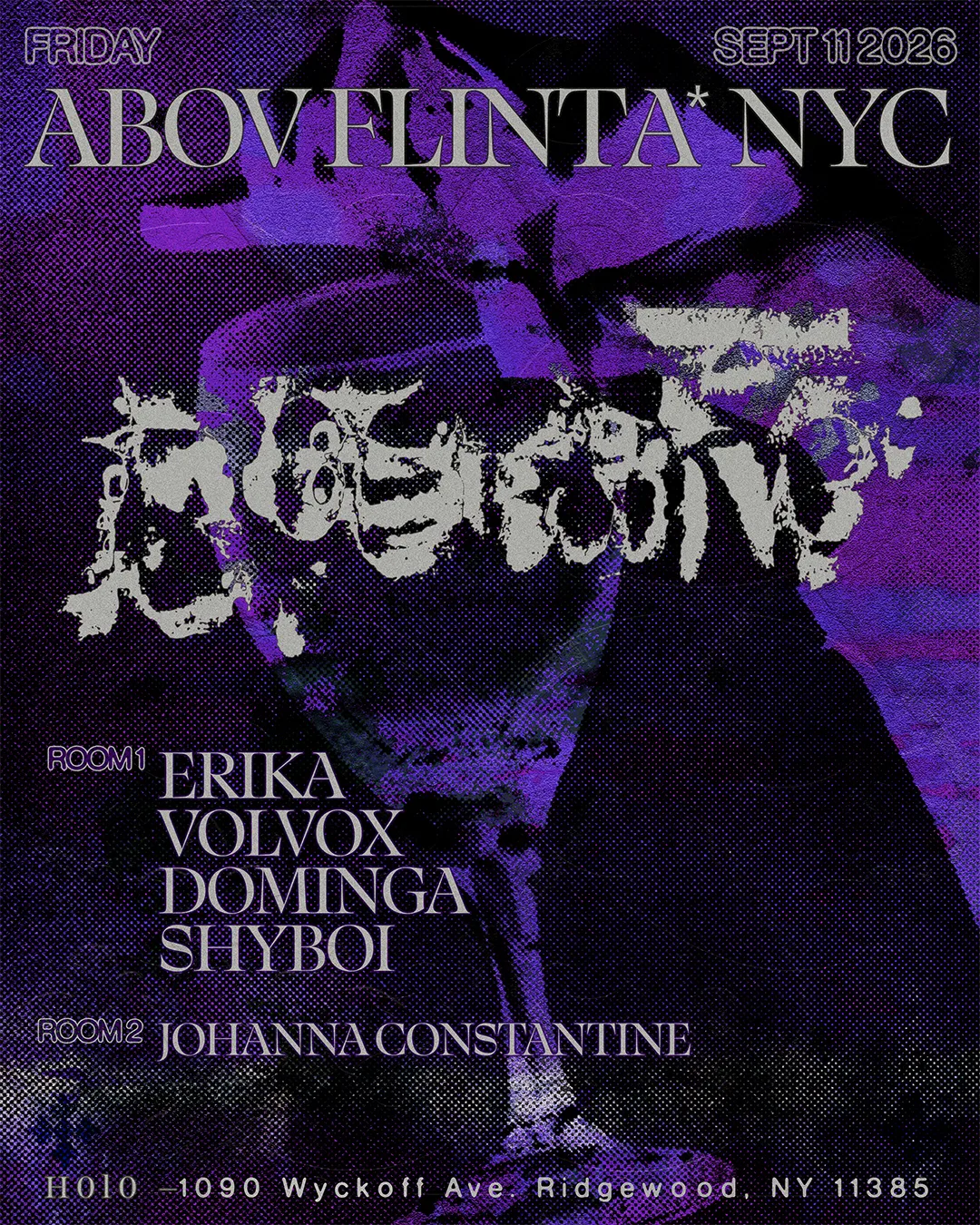 ABOV FLINTA* NYC at H0L0 flyer