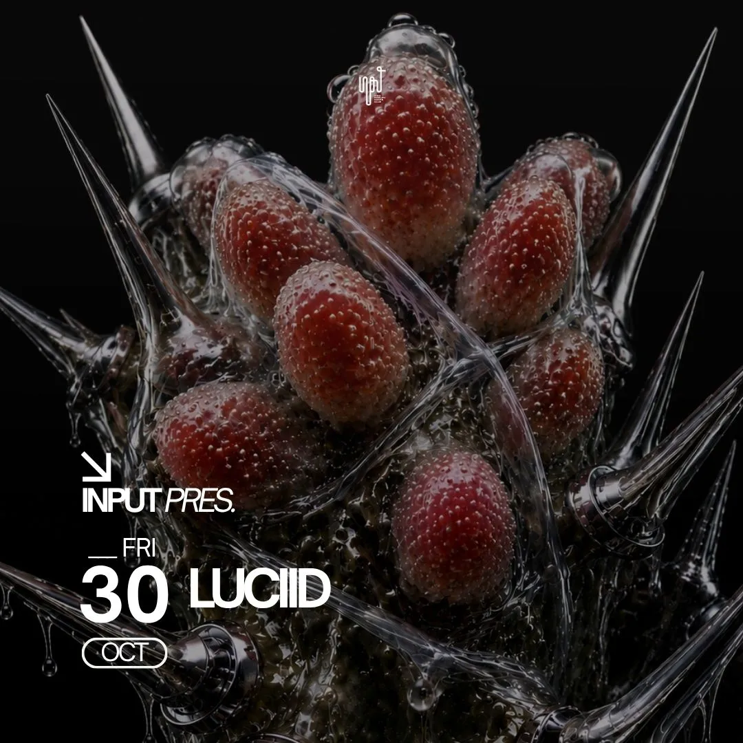 INPUT pres Luciid at INPUT - High Fidelity Dance Club flyer