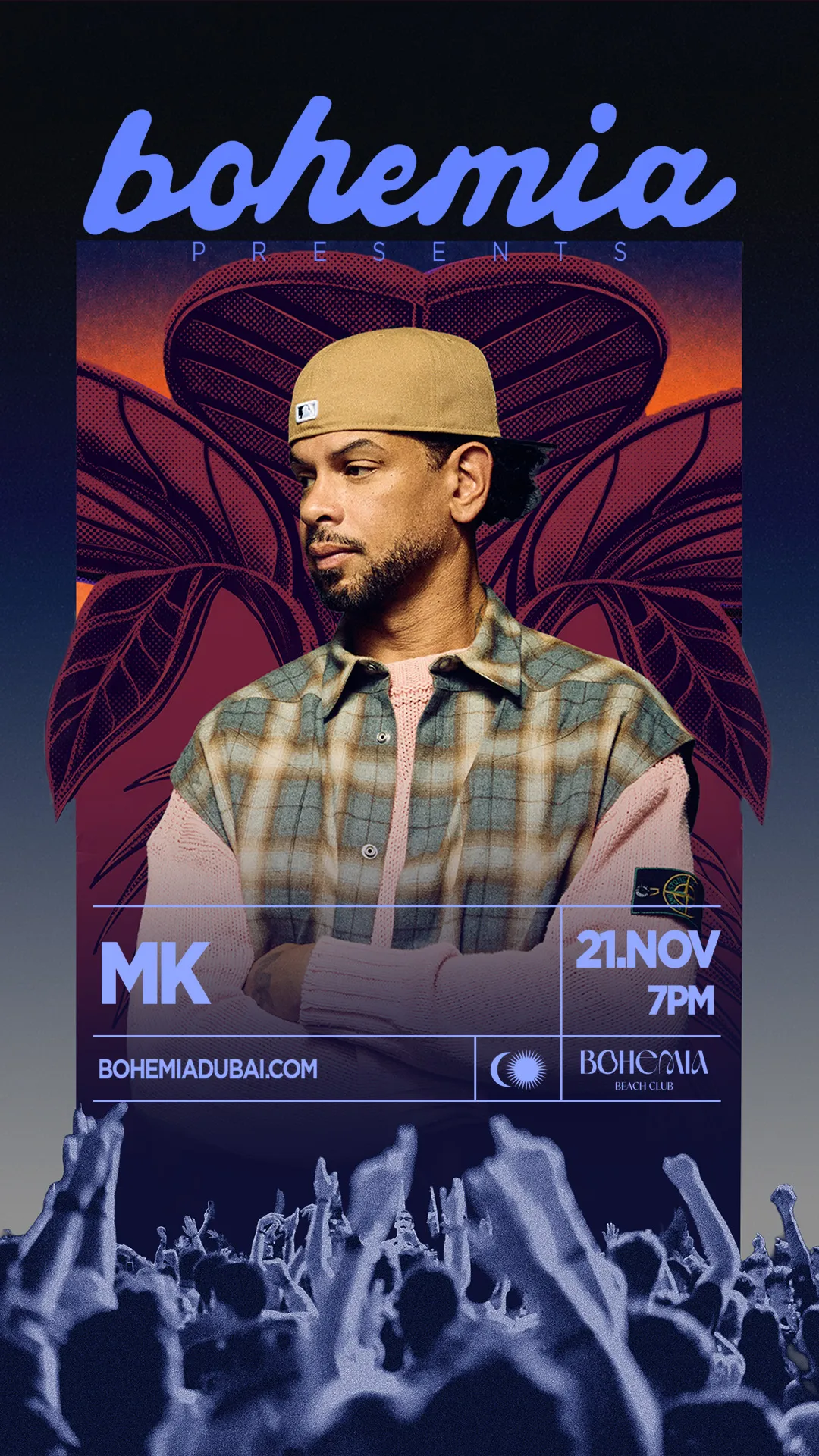 Bohemia presents MK at Bohemia Beach Club | FIVE Palm Jumeirah flyer