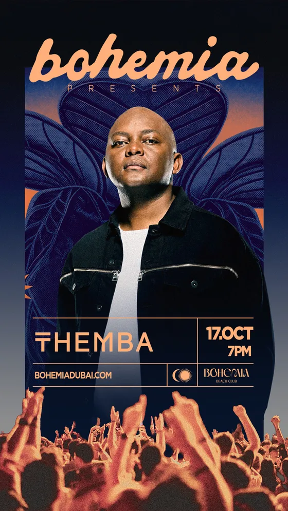 Bohemia presents THEMBA at Bohemia Beach Club | FIVE Palm Jumeirah flyer