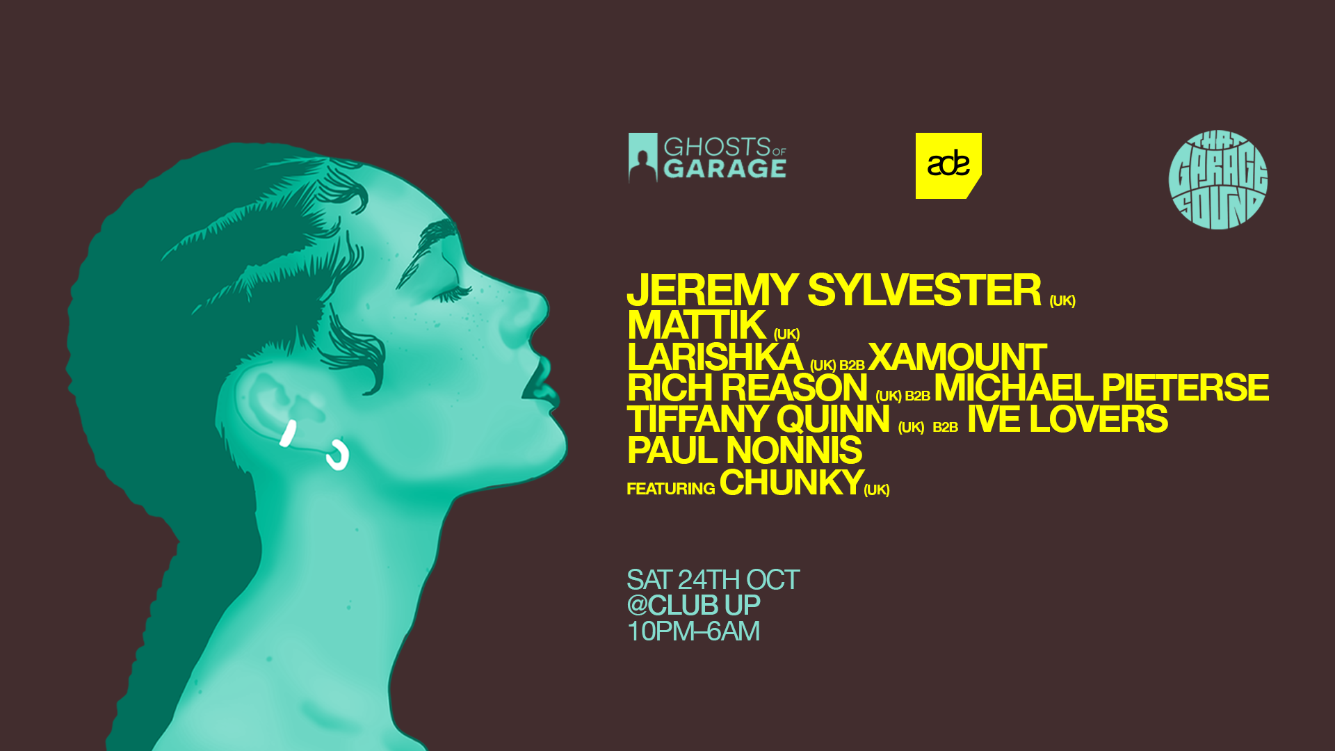 That Garage Sound x Ghosts of Garage - ADE at Club Up flyer