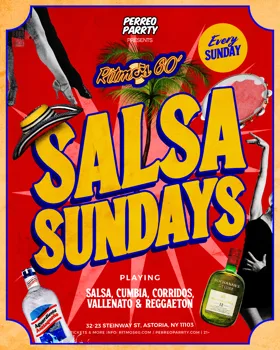 Ritmos: Salsa Sundays Colombian Latin Dance Party NYC at Ritmos 60 flyer