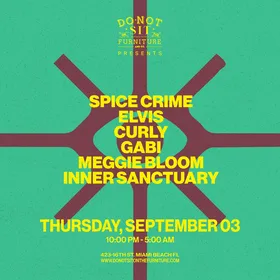 Secret Thursdays at Do Not Sit On The Furniture flyer