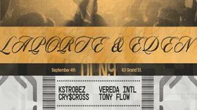 LAPORTE, EDEN, kstrobez, cry$cross, Vereda INTL + Tony Flow (LIVE) - Dead Letter No.9 at Dead Letter No. 9 flyer