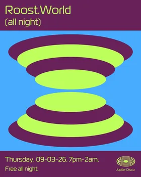 Roost.World (All Night) at Jupiter Disco flyer